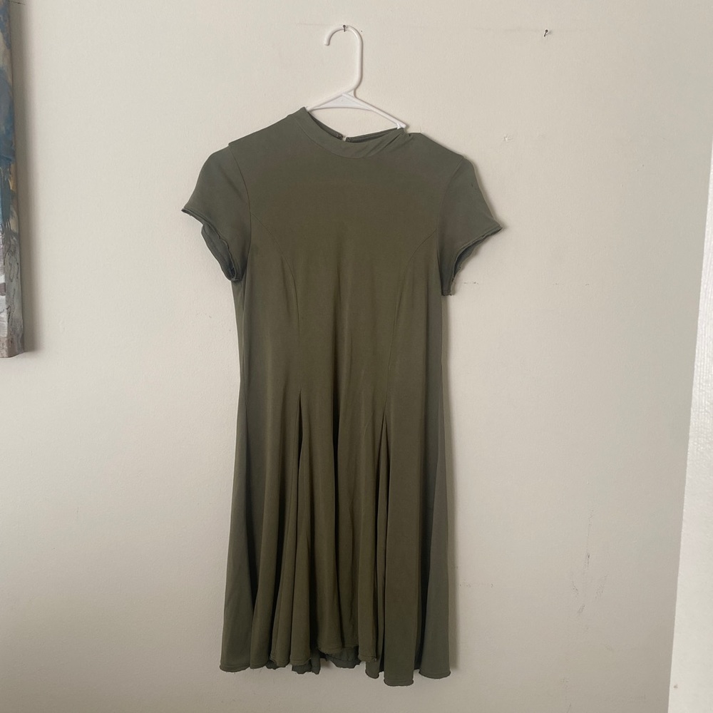 Open back skater dress